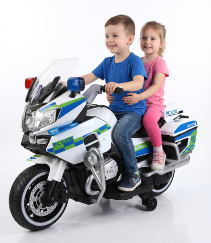 Moto électrique de police 12V
